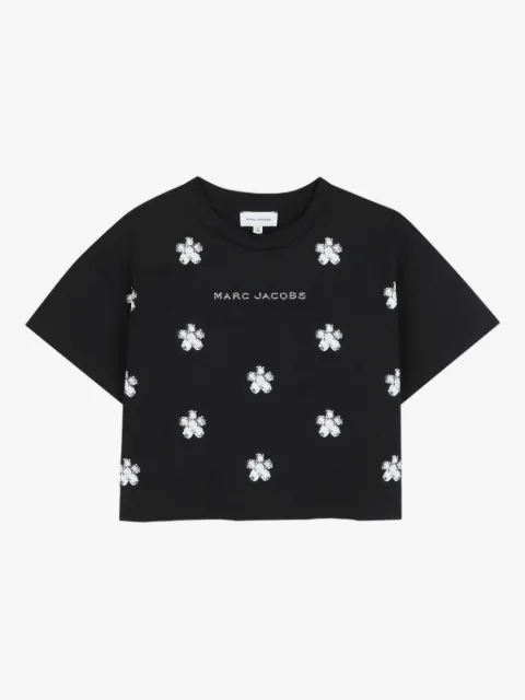 Marc Jacobs Kids t-shirt crop à fleurs