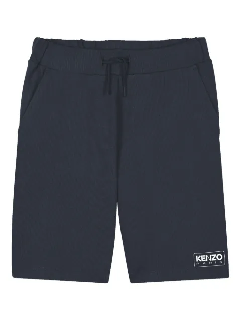 Kenzo Kids logo-patch drawstring shorts