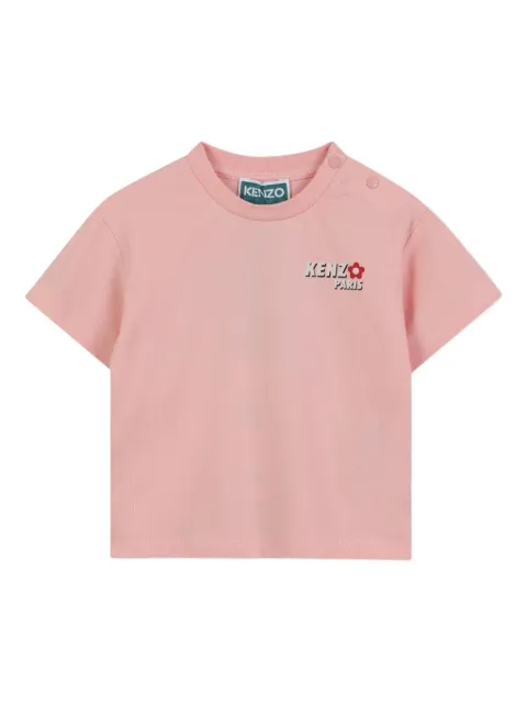 Kenzo Kids Camiseta mangas curtas com estampa de logo