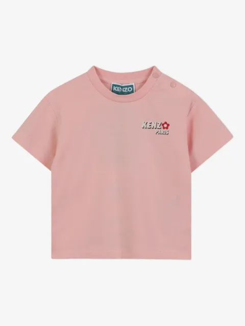 Kenzo Kids logo-print short-sleeve T-shirt