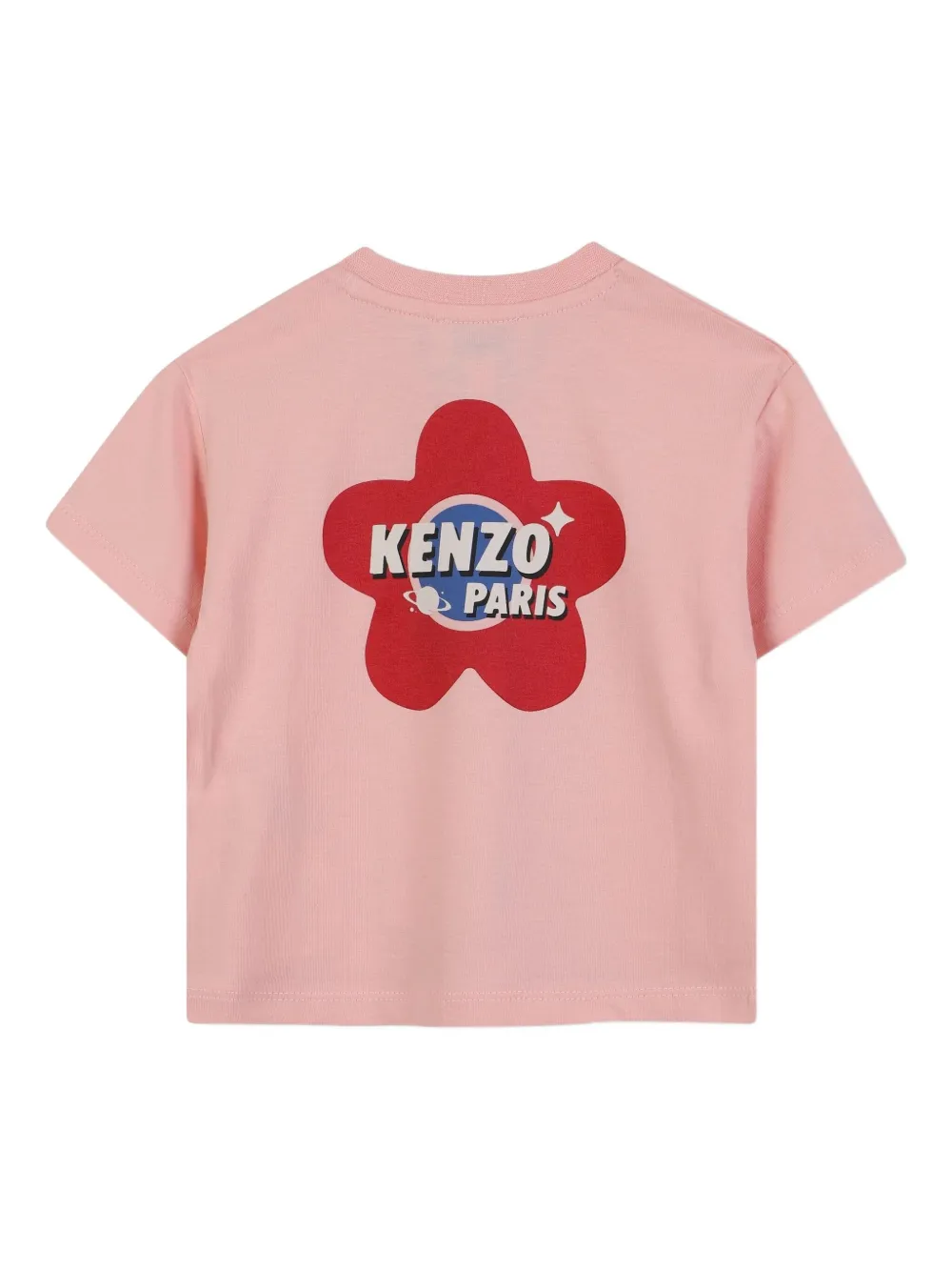 Kenzo Kids T-shirt met logoprint Roze
