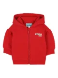 Kenzo Kids zip-up hoodie - Red