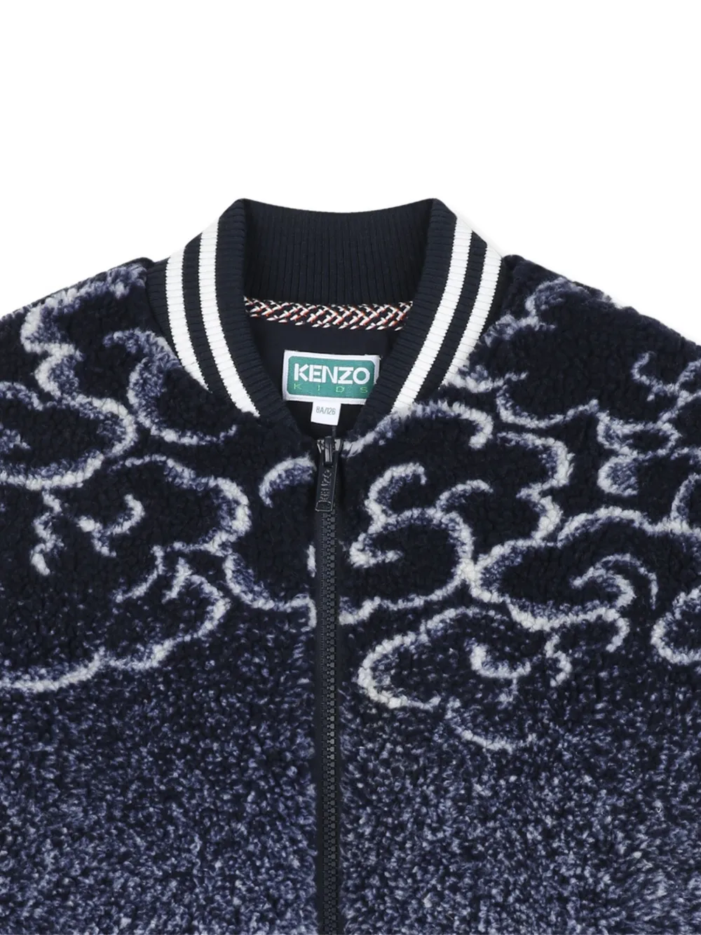 Kenzo Kids Bomberjack met Tiger-print Blauw
