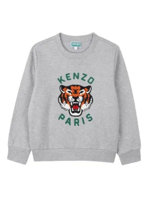 Kenzo Kids ロゴ パーカー | グレー | FARFETCH JP