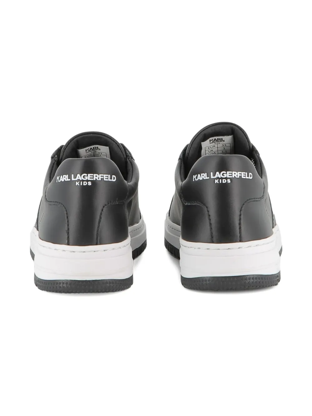 Karl Lagerfeld Kids lace-up sneakers Black