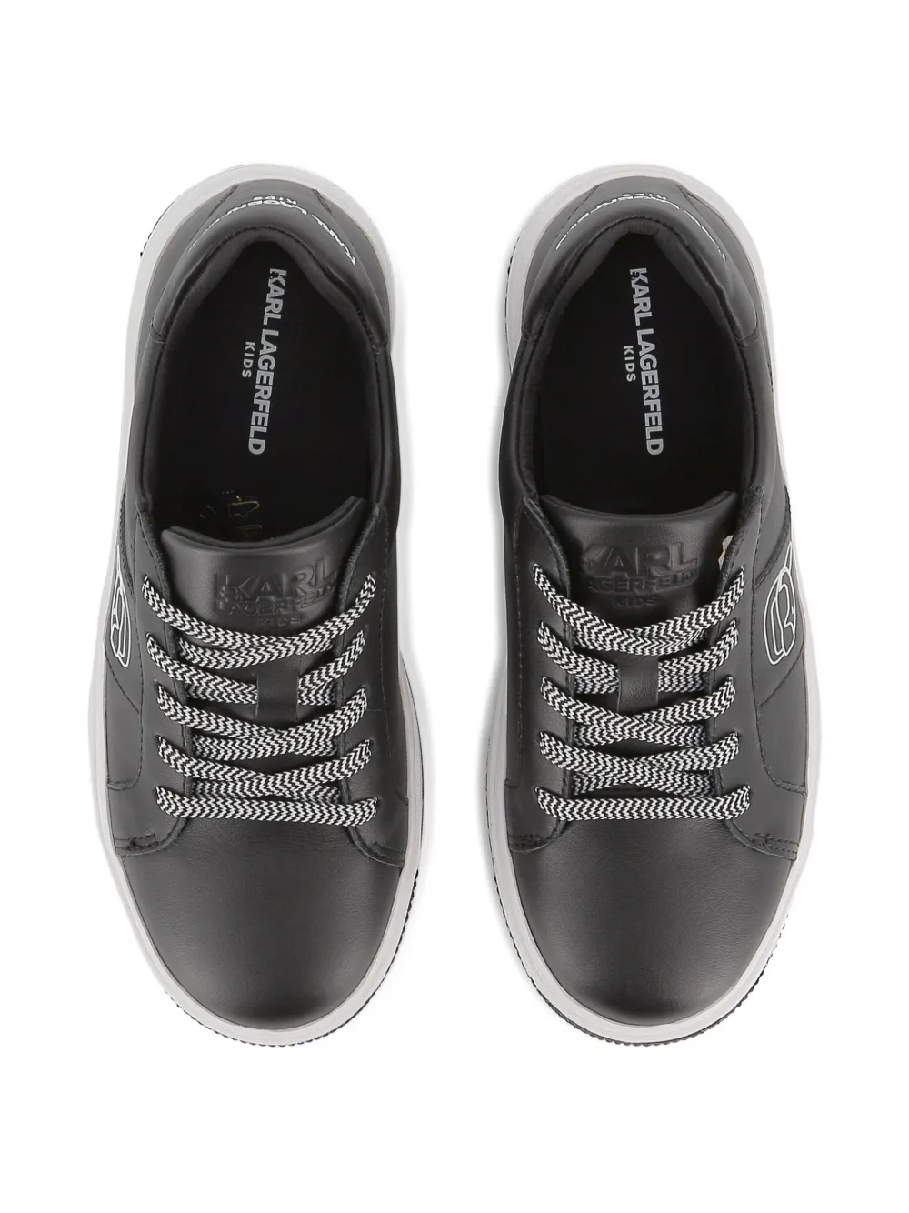 Karl Lagerfeld Kids lace-up sneakers Black
