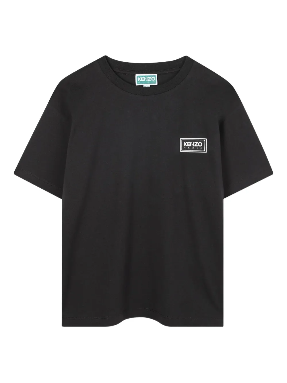 Kenzo Kids T-shirt met logoprint Zwart