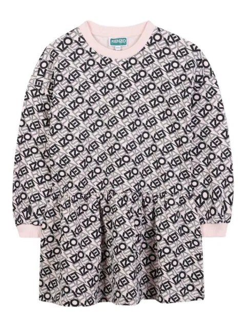 Kenzo Kids klänning med logotyp
