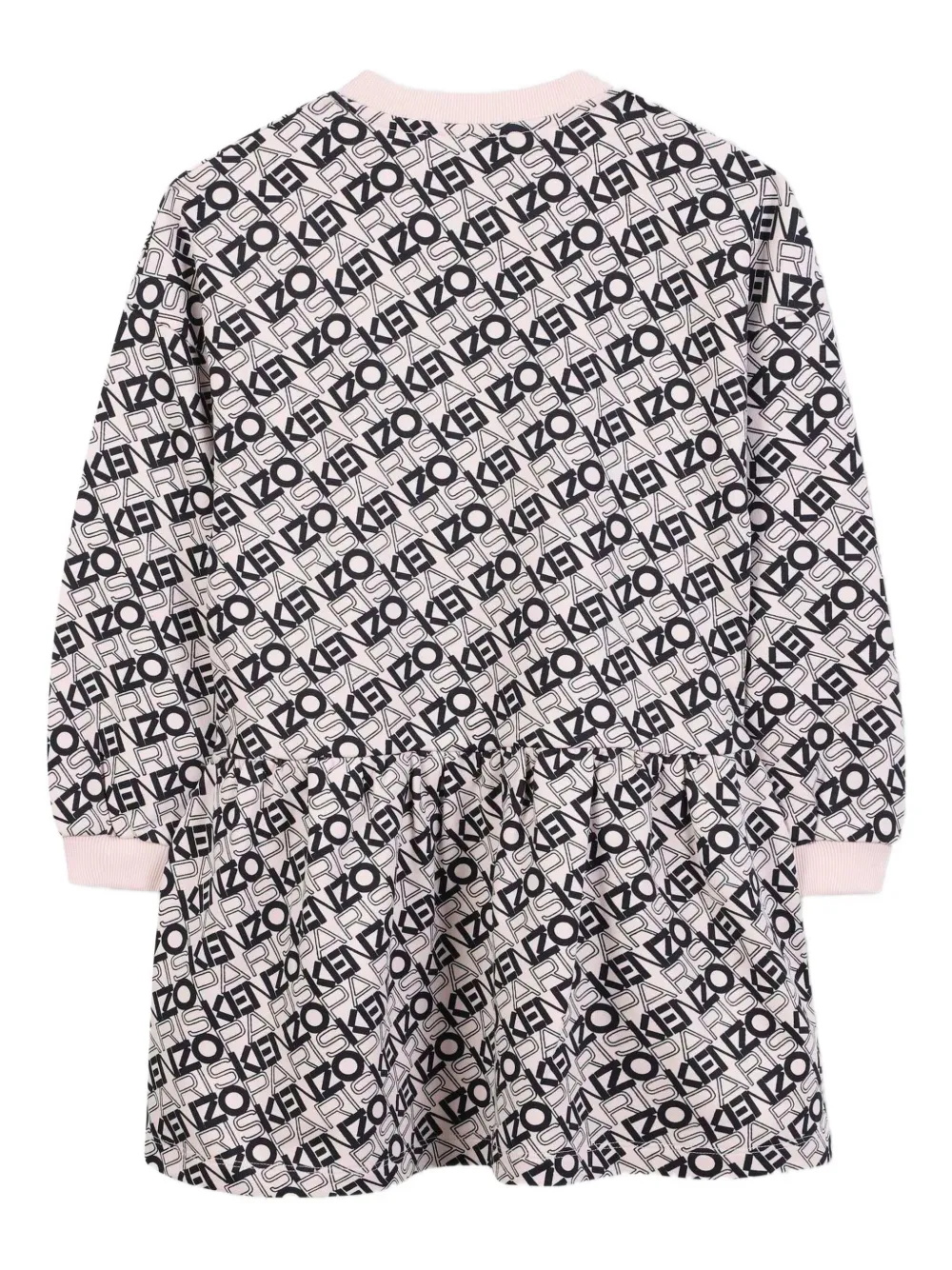 Kenzo Kids Jurk met logoprint Roze