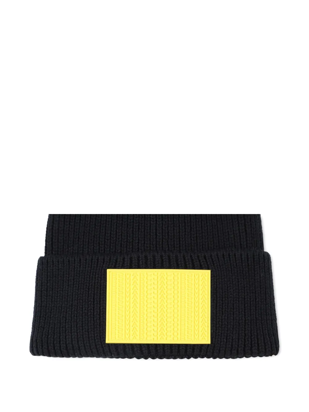 Marc Jacobs Kids Ribgebreide muts Zwart