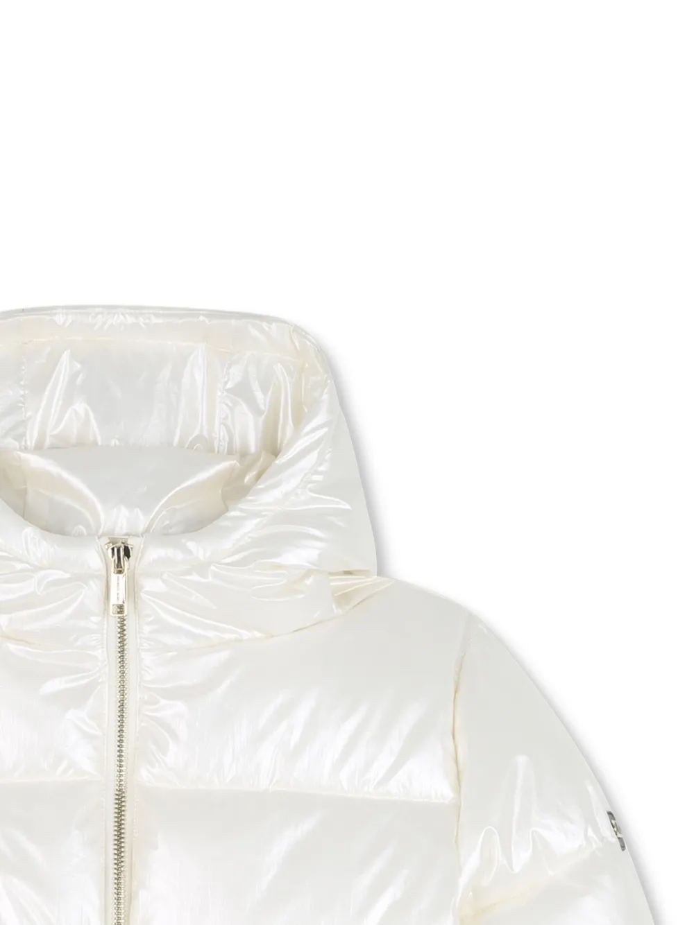 Michael Kors Kids Donsjack met capuchon Beige