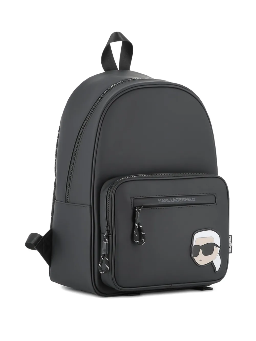 Karl Lagerfeld Kids Rugzak met logopatch Zwart