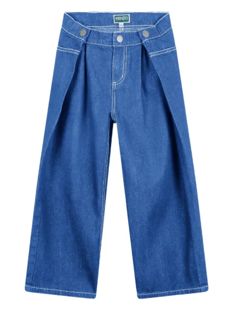 Kenzo Kids jeans con detalle de pinzas
