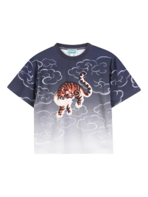 KENZO KIDS トラプリント トレーナー 、TシャツAA/102 Kenzo Kids