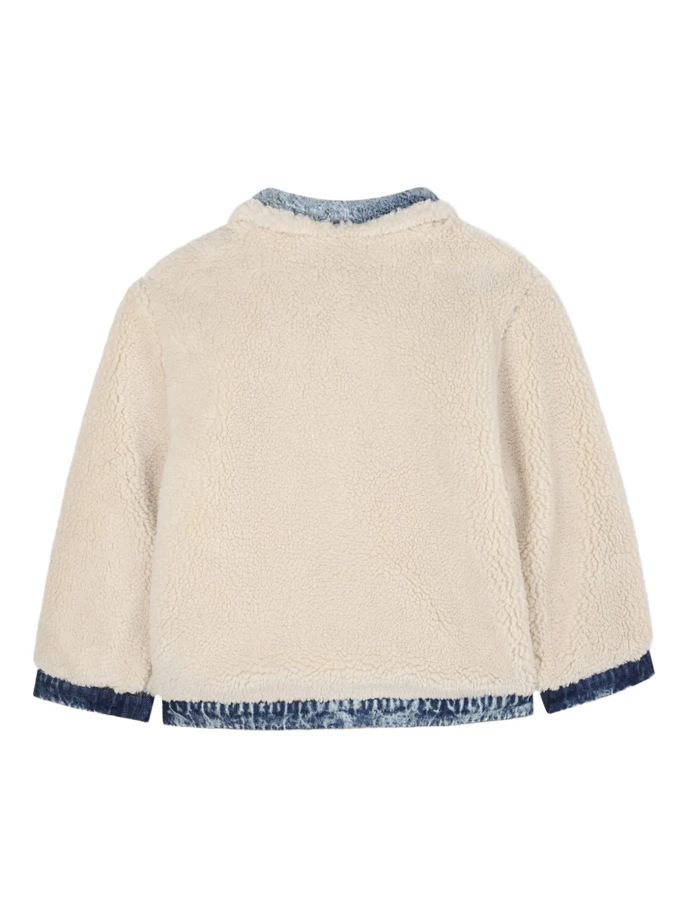 Kenzo Kids Spijkerjack met imitatie lamswol Z04 BLEACH