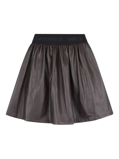 Karl Lagerfeld Kids Saia com logo gravado