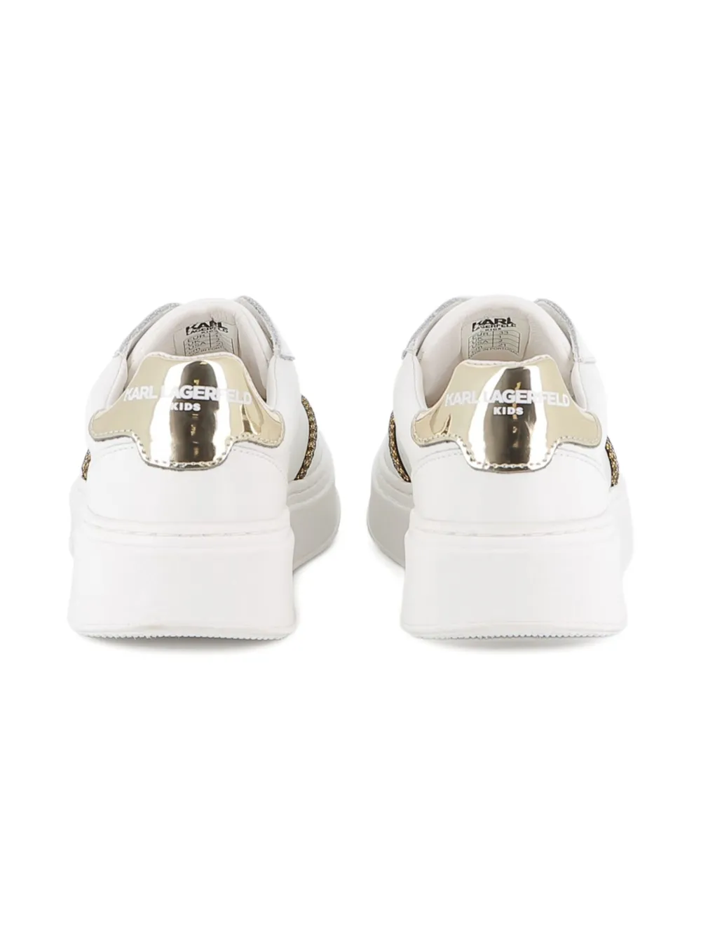Karl Lagerfeld Kids Konik Anakapri lace-up sneakers White