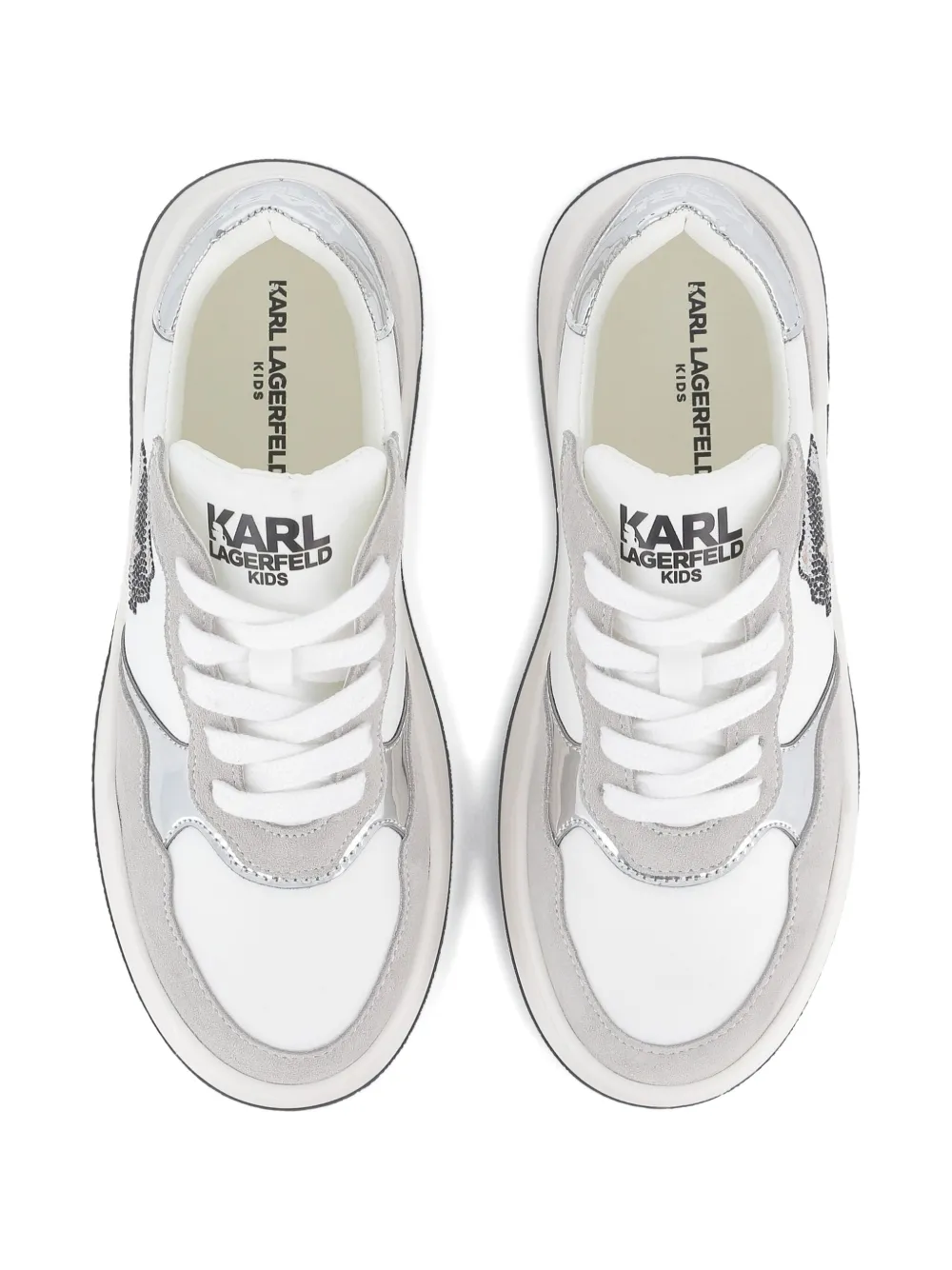 Karl Lagerfeld Ikon Cat-motif Sneakers In Multi