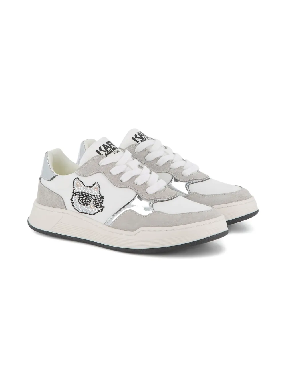 Karl Lagerfeld Ikon Cat-motif Sneakers In Multi