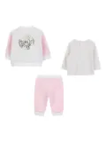 Karl Lagerfeld Kids logo-print tracksuit (set of three) - White