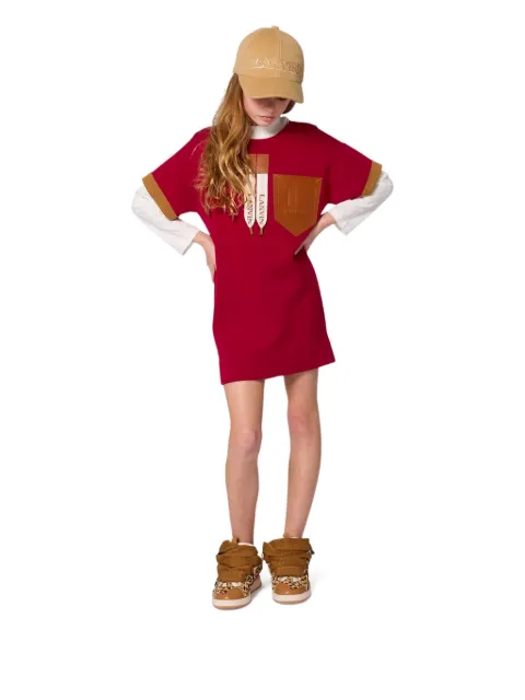 Lanvin Enfant brushed logo baseball cap