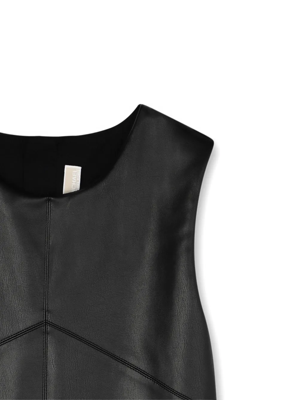 Michael Kors Kids Mouwloze mini-jurk Zwart