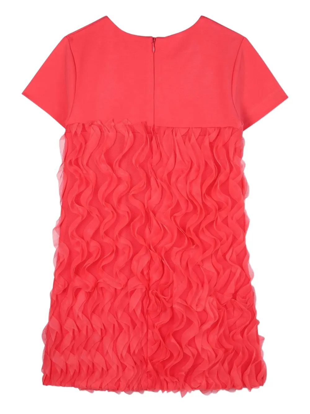 Karl Lagerfeld Kids Shiftjurk met ruches Rood