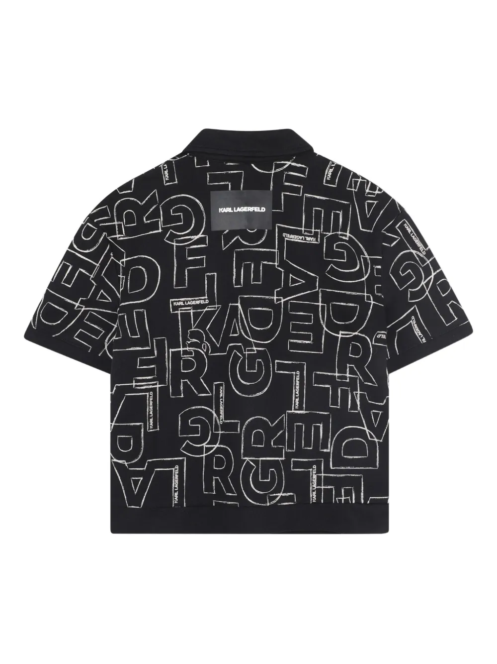 Karl Lagerfeld Kids graphic-print short-sleeve shirt | Boys Shirts | Image 2