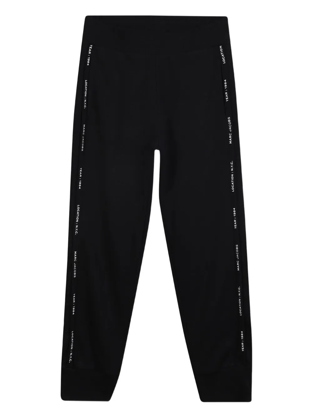 Marc Jacobs Kids organic cotton straight-leg trousers - BLACK Marc Jacobs Kids organic cotton straight-leg trousers - BLACK