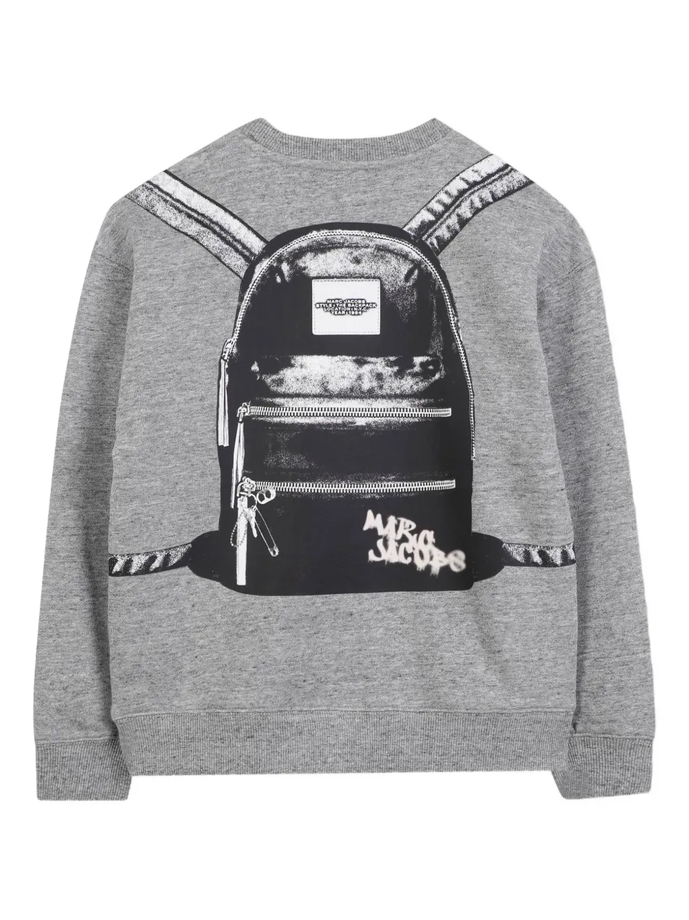 Marc Jacobs Kids Sweater met grafische print Grijs