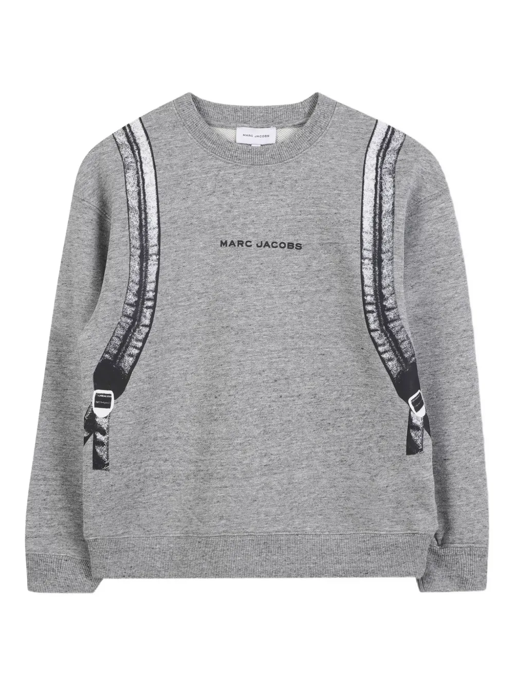 Marc Jacobs Kids グラフィック スウェットシャツ - グレー Marc Jacobs Kids グラフィック スウェットシャツ - グレー