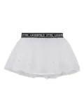 Karl Lagerfeld Kids sweatshirt and tulle skirt set - White