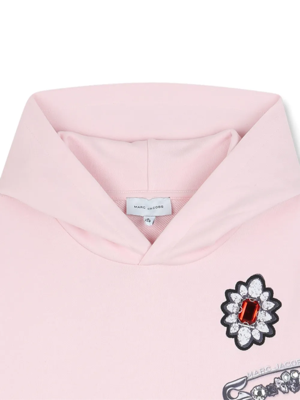 Marc Jacobs Kids Hoodie met grafisch borduurwerk Roze