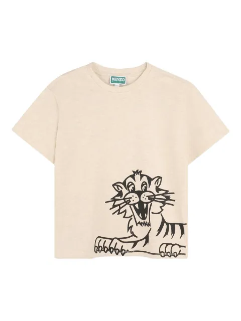 Kenzo Kids tiger-graphic short-sleeve T-shirt