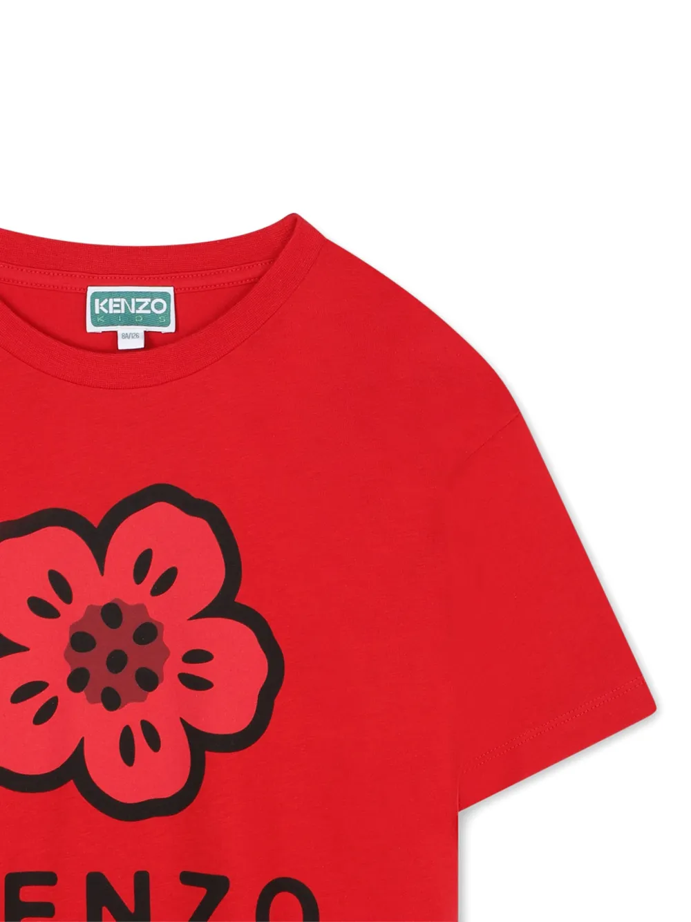 Kenzo Kids T-shirt met bloemenprint Rood