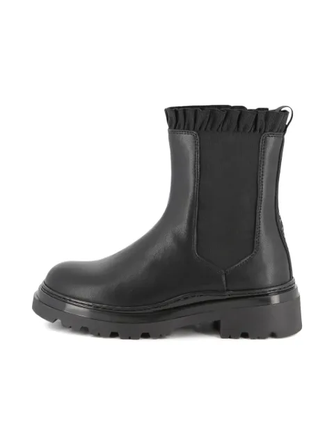 Karl Lagerfeld Kids botas chelsea con ribete de volantes