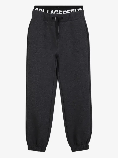 Karl Lagerfeld Kids elasticated waist jogger trousers