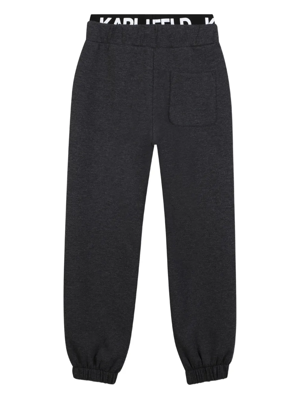 Karl Lagerfeld Kids Joggingbroek met elastische taille Grijs