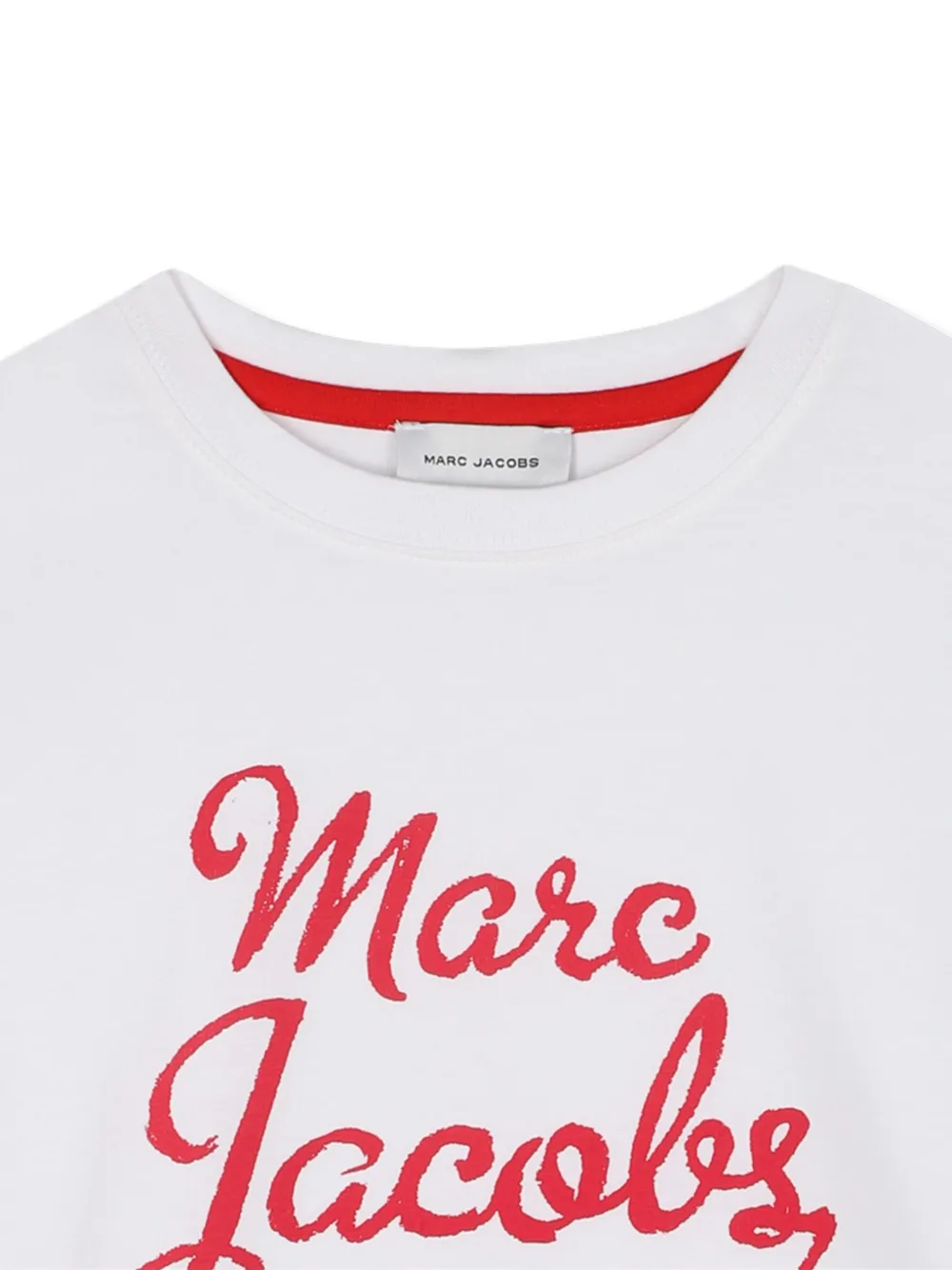 Marc Jacobs Kids T-shirt met grafische print Wit
