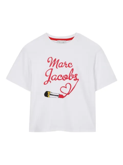 Marc Jacobs Kids playera con estampado gráfico