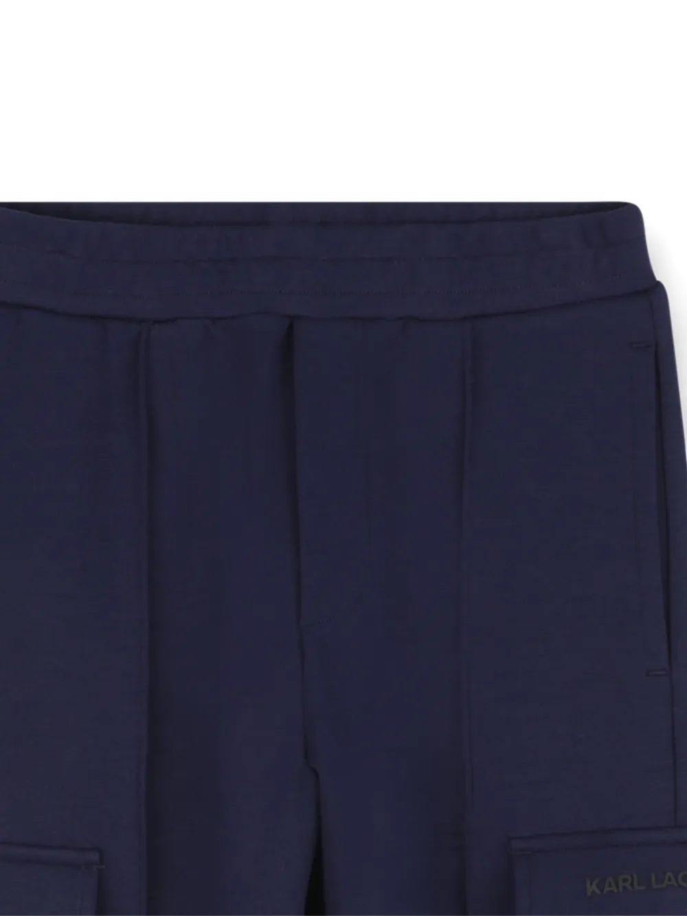 Karl Lagerfeld Kids Cargo trainingsbroek Blauw