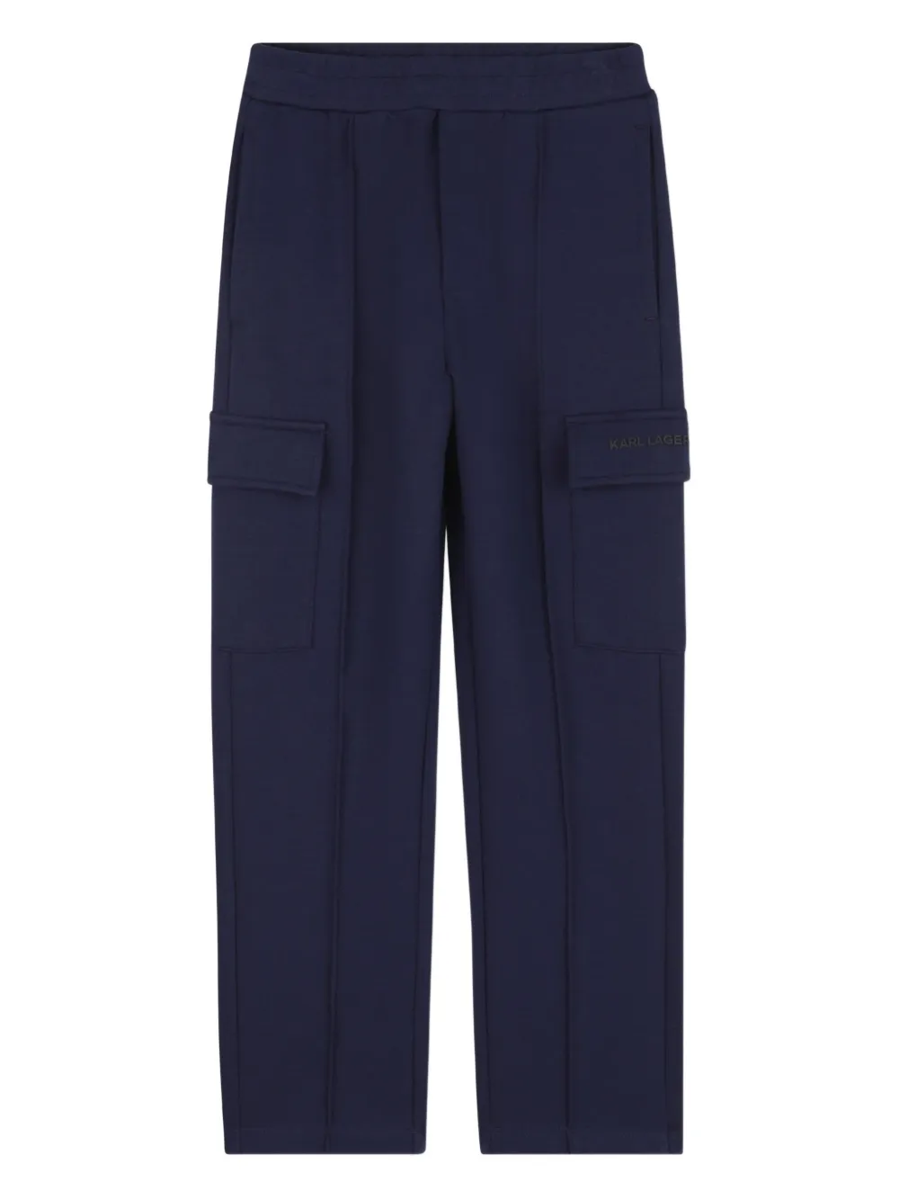 Karl Lagerfeld Kids Cargo trainingsbroek Blauw
