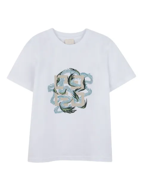 Givenchy Kids T-Shirt mit Drachen-Print