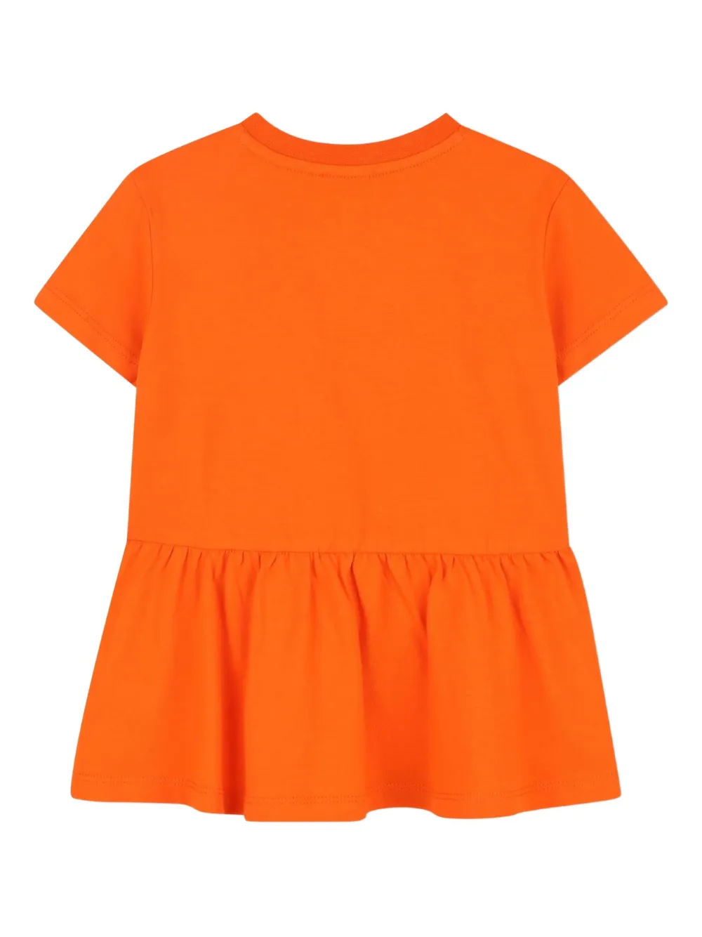 Kenzo Kids Jurk met Boke Flowerprint Oranje