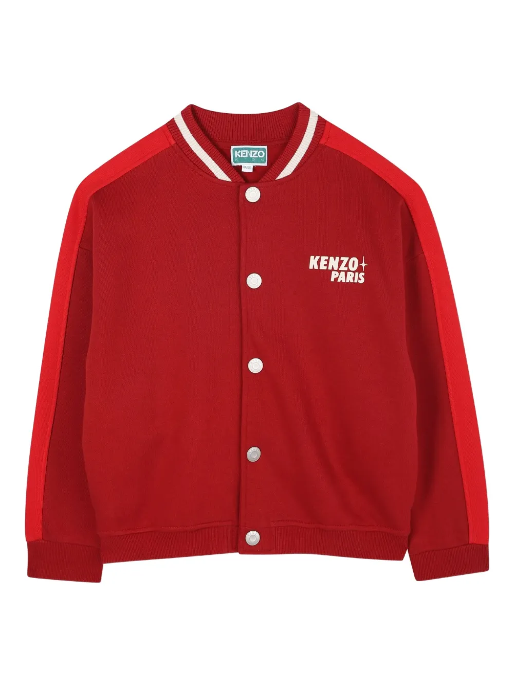 Kenzo Kids Bomberjack met logodetail Rood