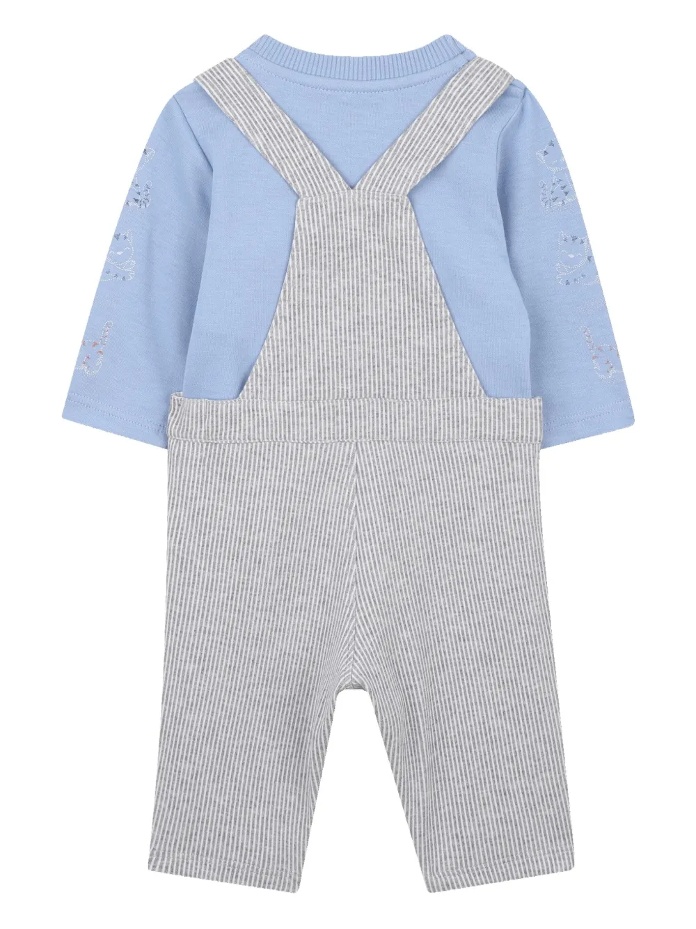 Kenzo Kids Top broek muts en slabbetje Blauw