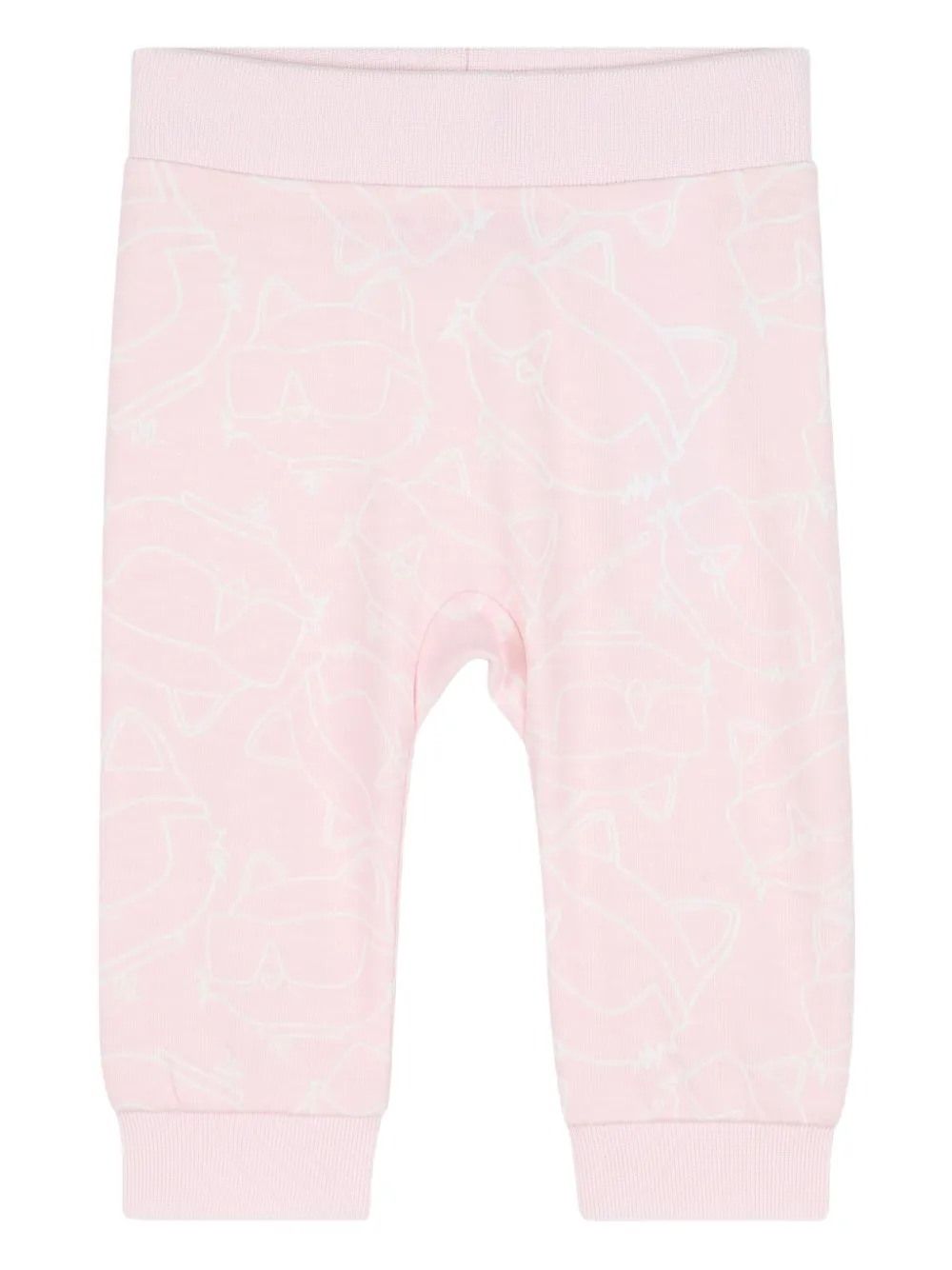 Karl Lagerfeld Kids Jurk van imitatielamswol Roze