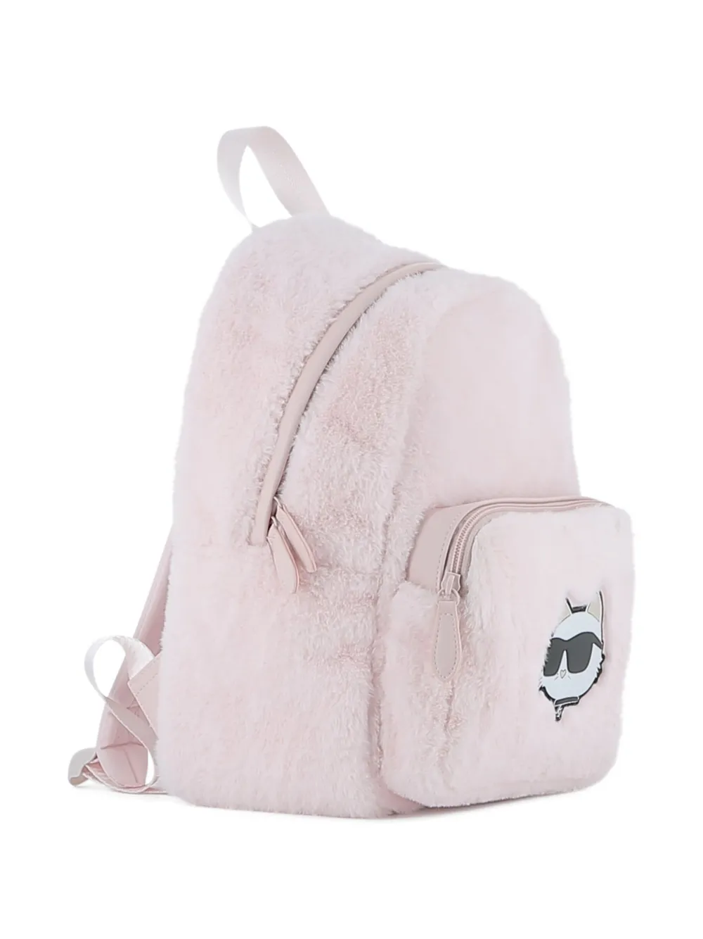 Karl Lagerfeld Kids Choupette rugzak van imitatiebont Roze