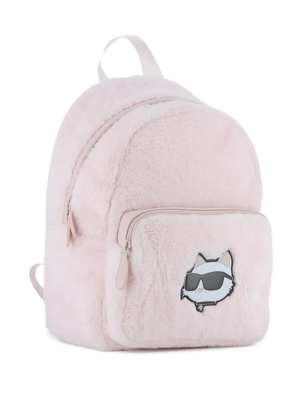 Karl Lagerfeld Kids Choupette rugzak van imitatiebont Roze