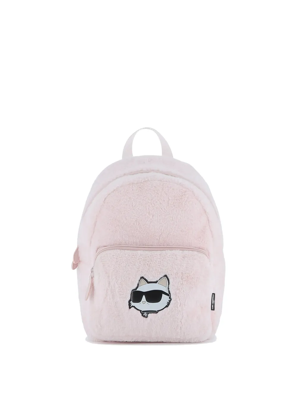 Karl Lagerfeld Kids Zaino Choupette in pelliccia sintetica - Rosa